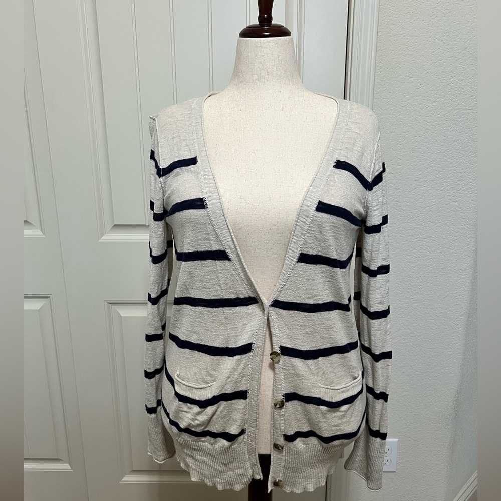 Striped Lightweight Cardigan - Mossimo Supply Co, Size XL
